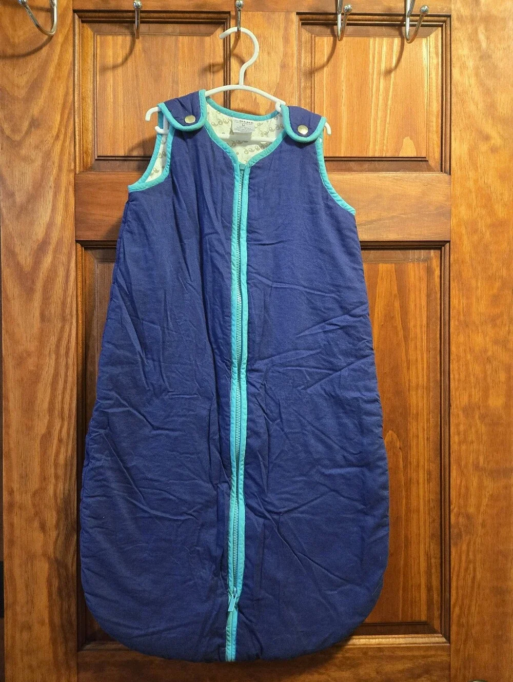 Baby DeeDee Sleepsack for Kids in Navy with Teal Trim